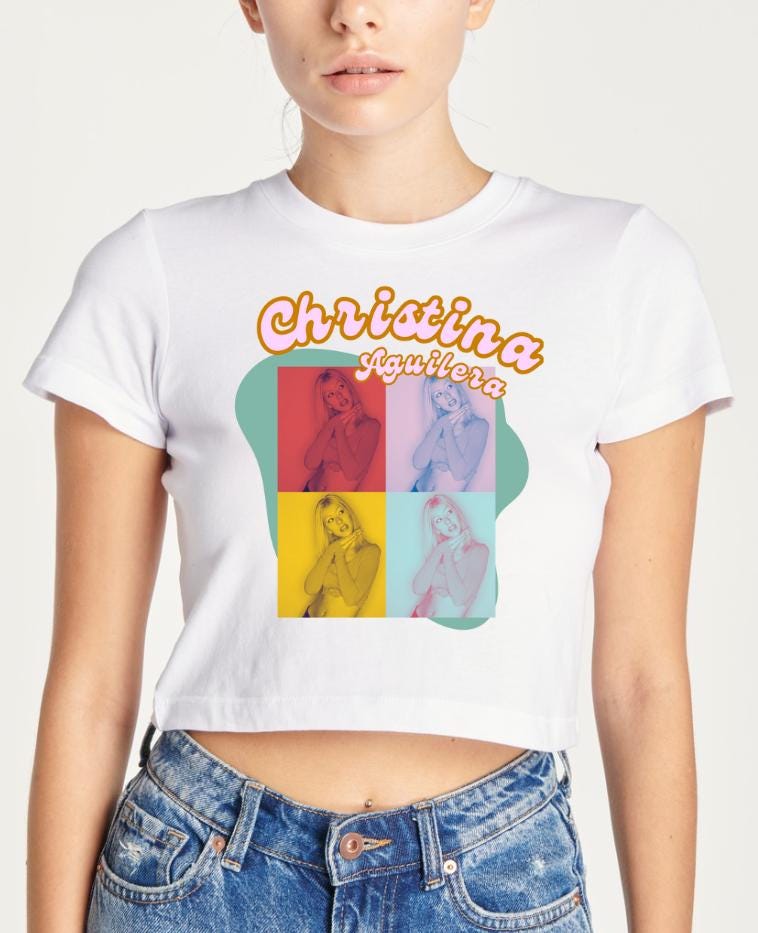 90s *NSYNC Crop Top Tee