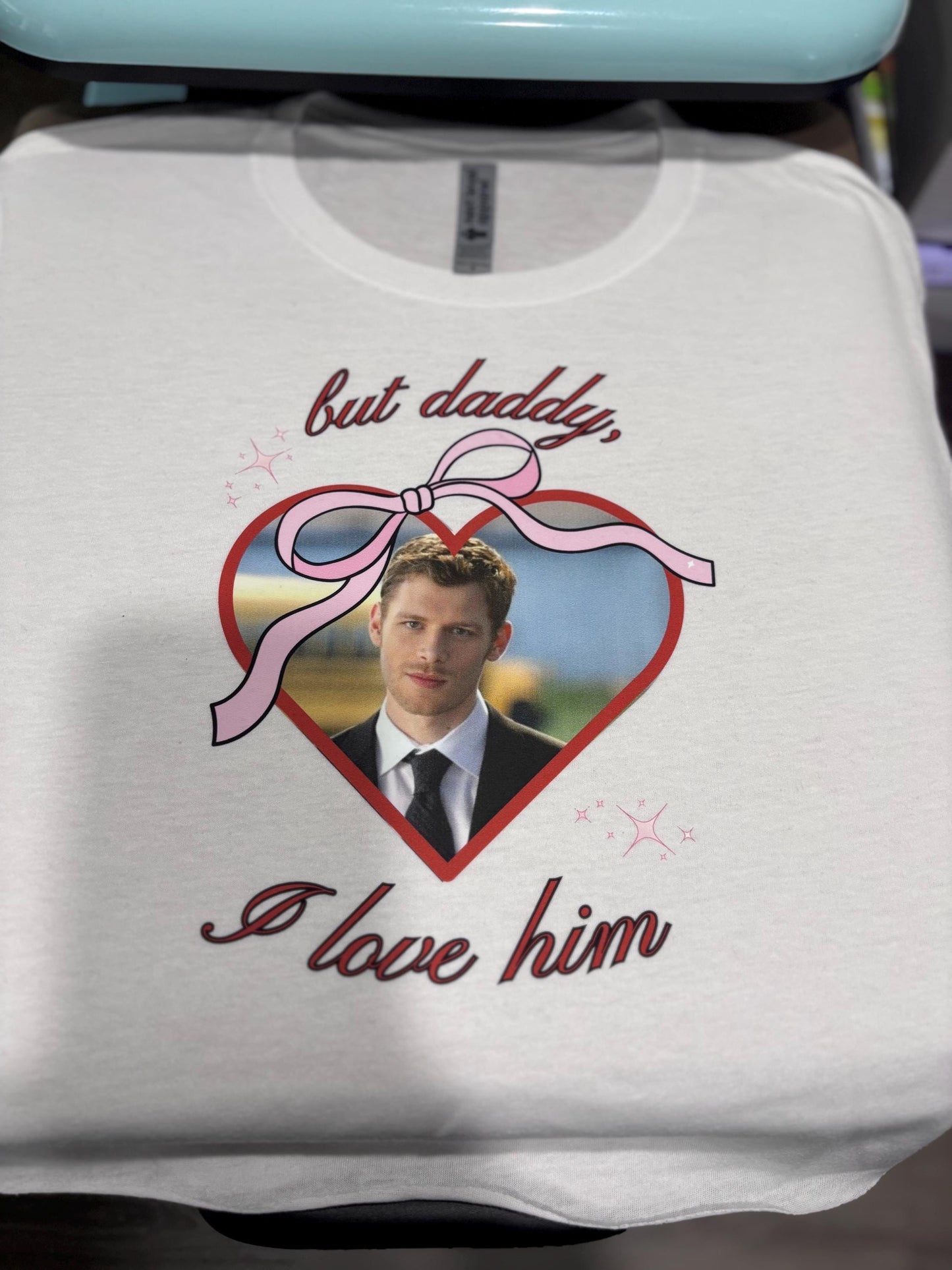 But daddy I love him Klaus Mikaelson crop top tee