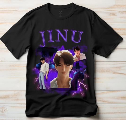 kpop demon hunter saga boys jinu cute girly t-shirt