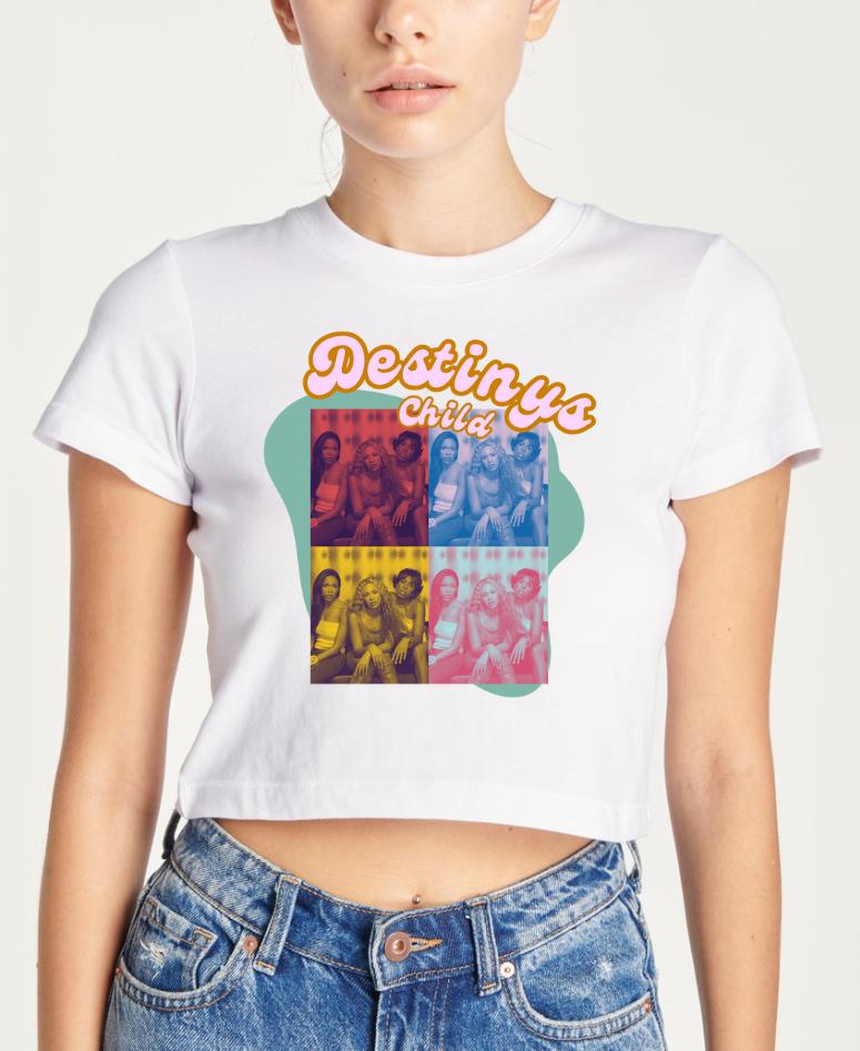 90s *NSYNC Crop Top Tee